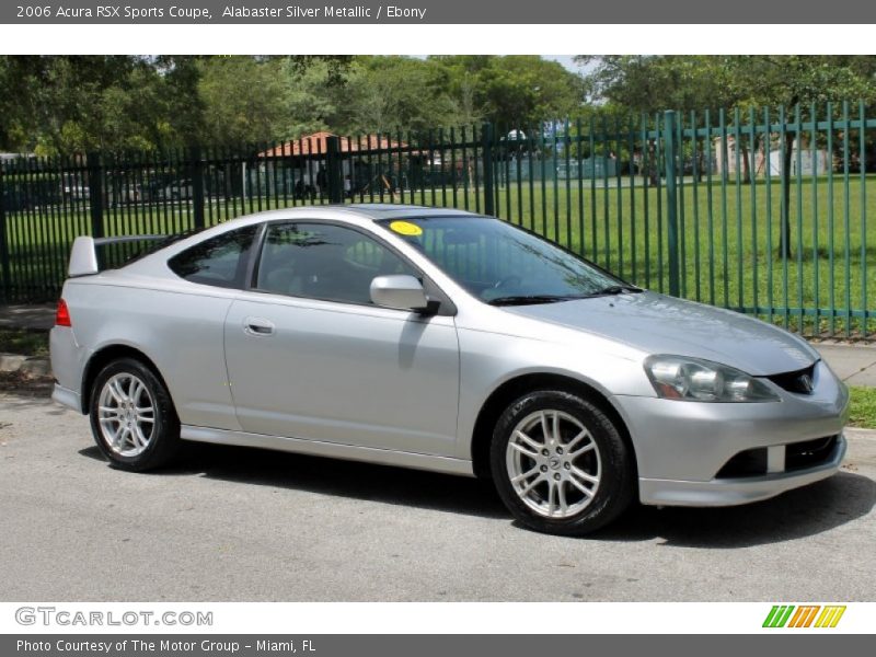 Alabaster Silver Metallic / Ebony 2006 Acura RSX Sports Coupe