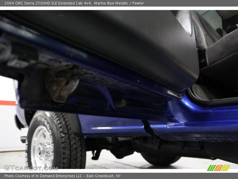 Marine Blue Metallic / Pewter 2004 GMC Sierra 2500HD SLE Extended Cab 4x4