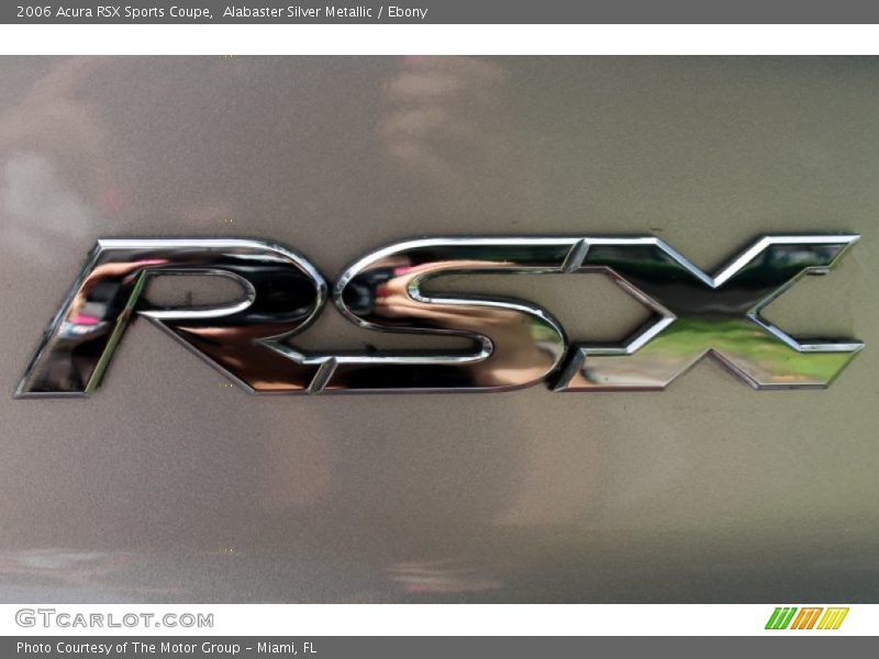Alabaster Silver Metallic / Ebony 2006 Acura RSX Sports Coupe