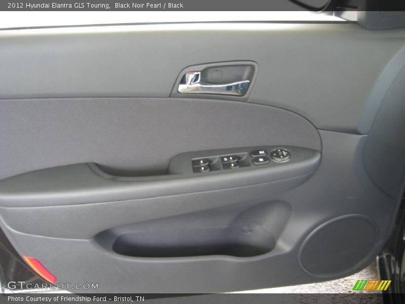 Black Noir Pearl / Black 2012 Hyundai Elantra GLS Touring