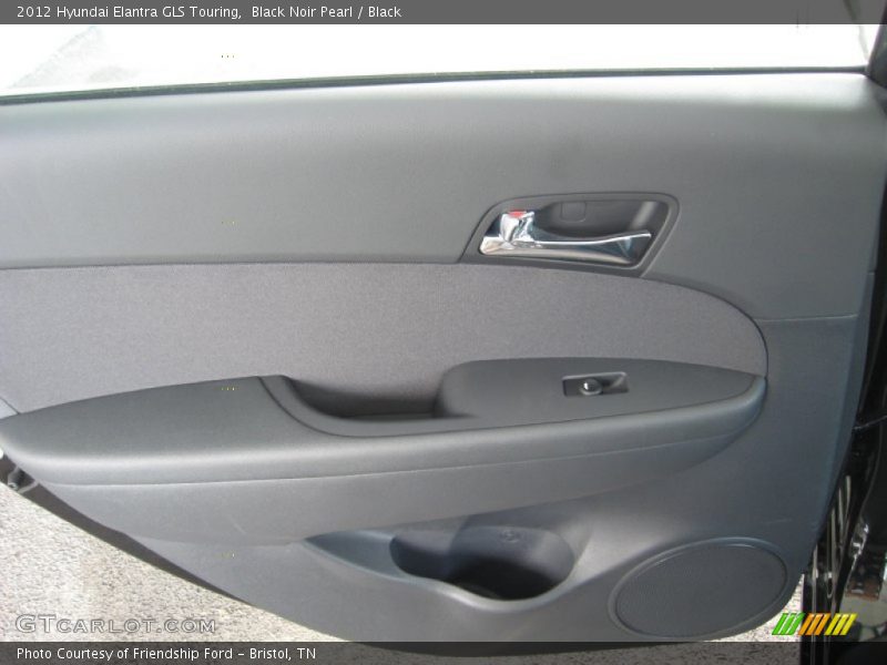 Black Noir Pearl / Black 2012 Hyundai Elantra GLS Touring