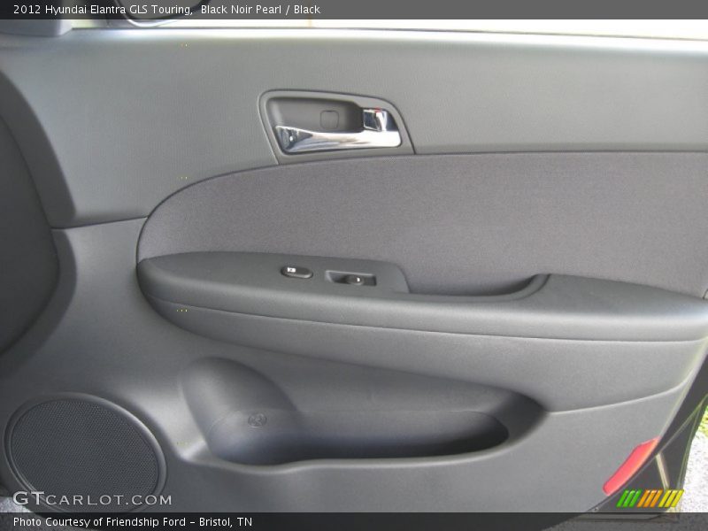 Black Noir Pearl / Black 2012 Hyundai Elantra GLS Touring