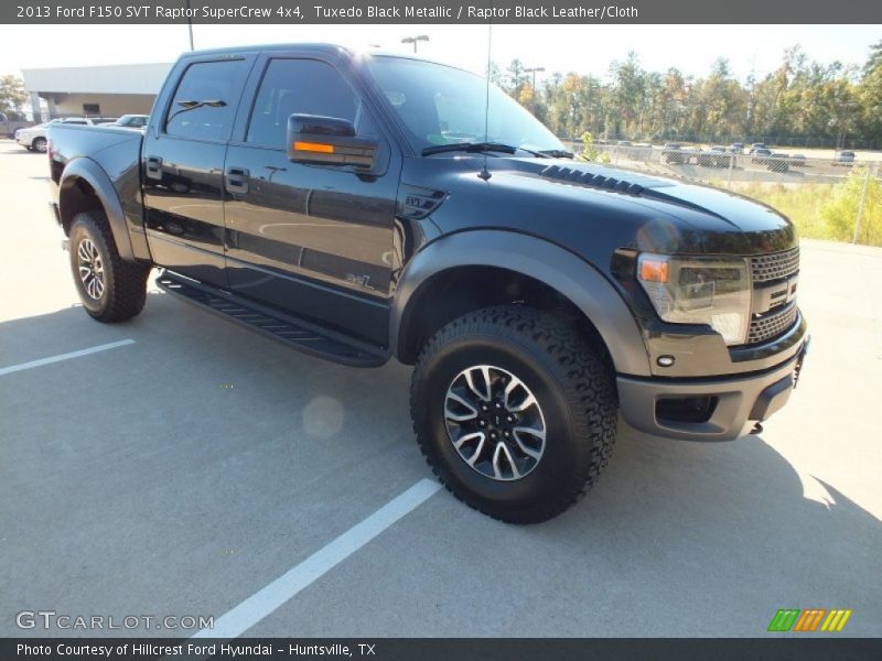 Tuxedo Black Metallic / Raptor Black Leather/Cloth 2013 Ford F150 SVT Raptor SuperCrew 4x4