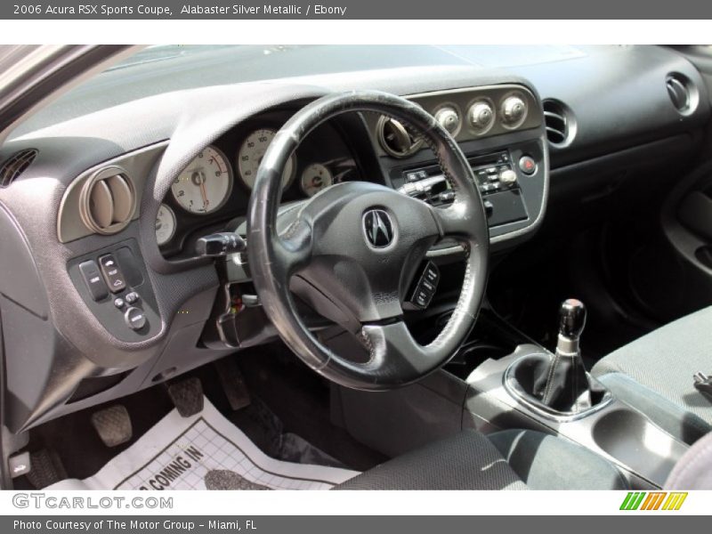 Ebony Interior - 2006 RSX Sports Coupe 