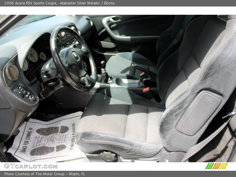 Alabaster Silver Metallic / Ebony 2006 Acura RSX Sports Coupe