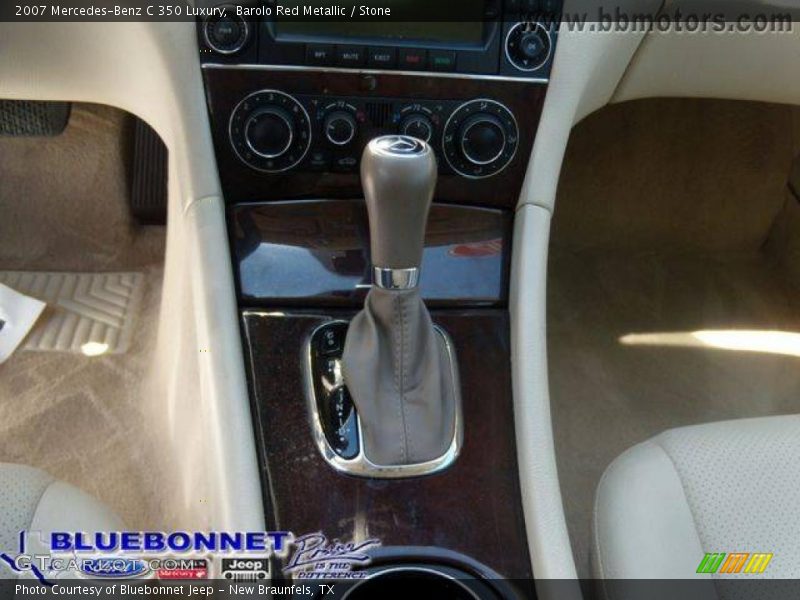 Barolo Red Metallic / Stone 2007 Mercedes-Benz C 350 Luxury