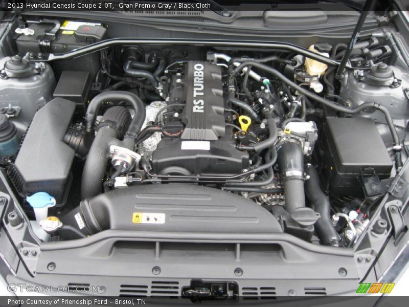 Gran Premio Gray / Black Cloth 2013 Hyundai Genesis Coupe 2.0T