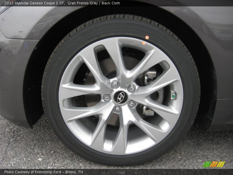 Gran Premio Gray / Black Cloth 2013 Hyundai Genesis Coupe 2.0T