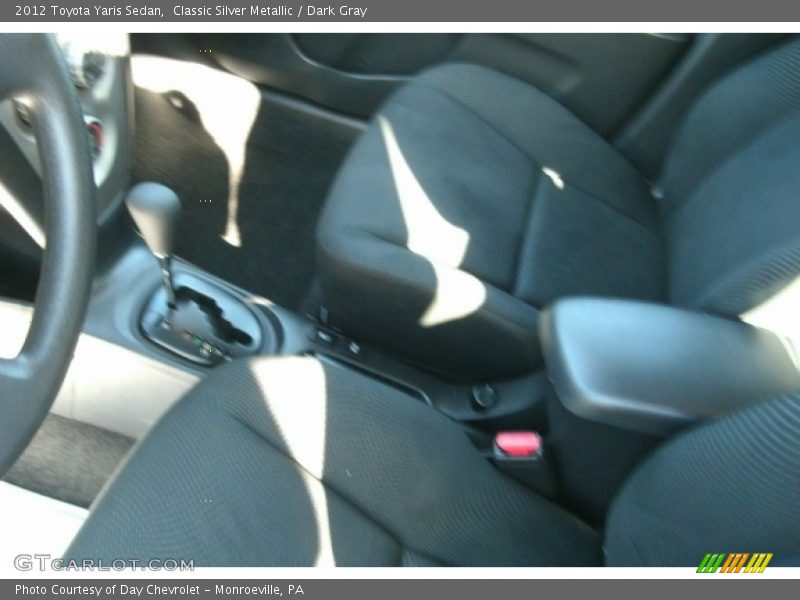 Classic Silver Metallic / Dark Gray 2012 Toyota Yaris Sedan