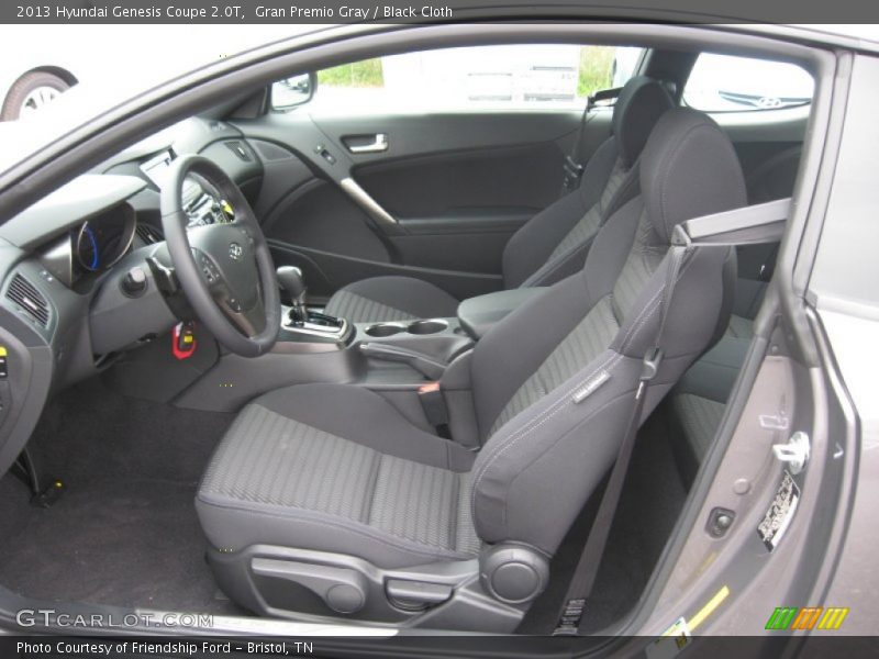 Gran Premio Gray / Black Cloth 2013 Hyundai Genesis Coupe 2.0T