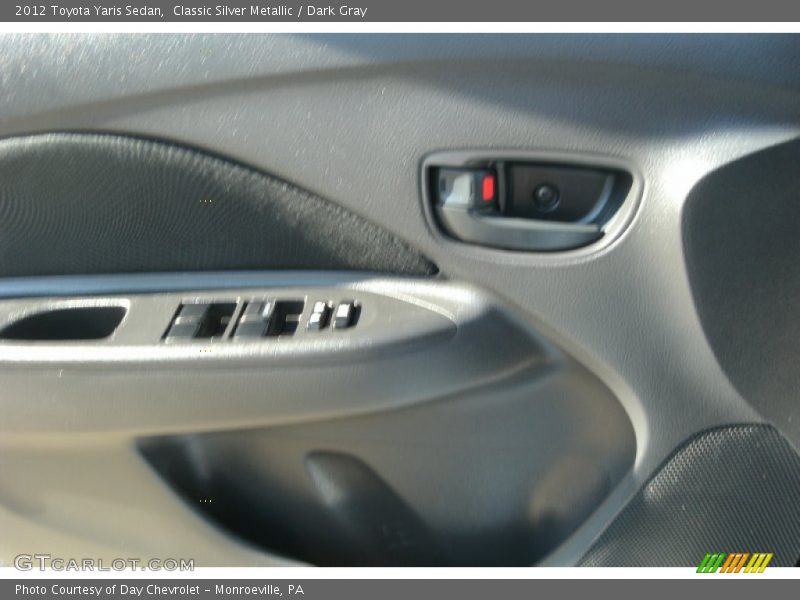 Classic Silver Metallic / Dark Gray 2012 Toyota Yaris Sedan
