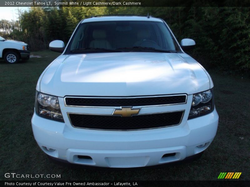 Summit White / Light Cashmere/Dark Cashmere 2012 Chevrolet Tahoe LT