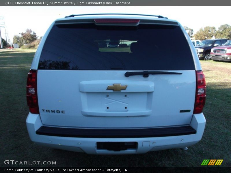 Summit White / Light Cashmere/Dark Cashmere 2012 Chevrolet Tahoe LT
