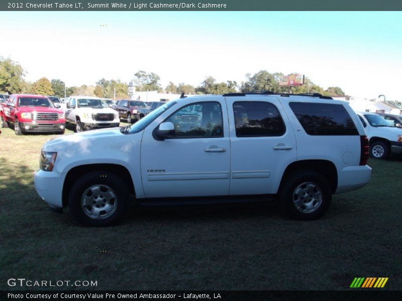 Summit White / Light Cashmere/Dark Cashmere 2012 Chevrolet Tahoe LT