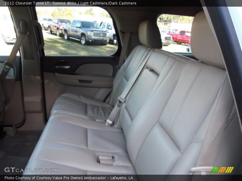 Summit White / Light Cashmere/Dark Cashmere 2012 Chevrolet Tahoe LT