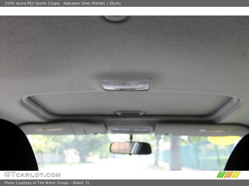 Alabaster Silver Metallic / Ebony 2006 Acura RSX Sports Coupe