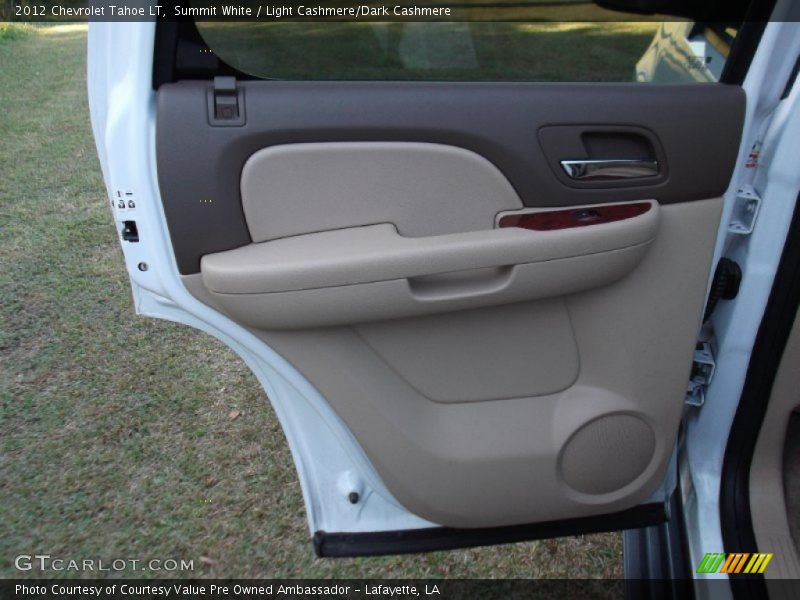 Summit White / Light Cashmere/Dark Cashmere 2012 Chevrolet Tahoe LT