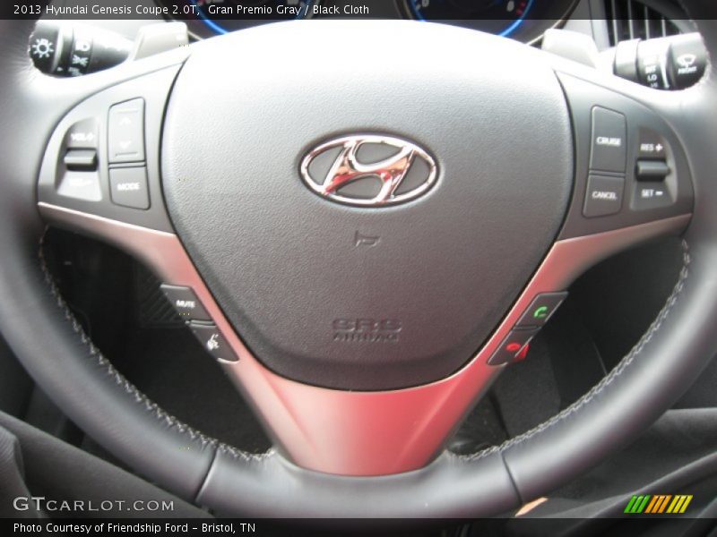 Gran Premio Gray / Black Cloth 2013 Hyundai Genesis Coupe 2.0T