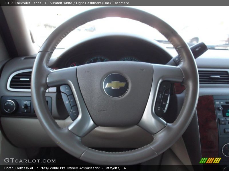 Summit White / Light Cashmere/Dark Cashmere 2012 Chevrolet Tahoe LT