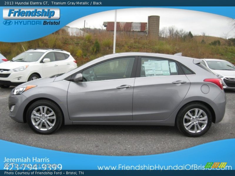 Titanium Gray Metallic / Black 2013 Hyundai Elantra GT