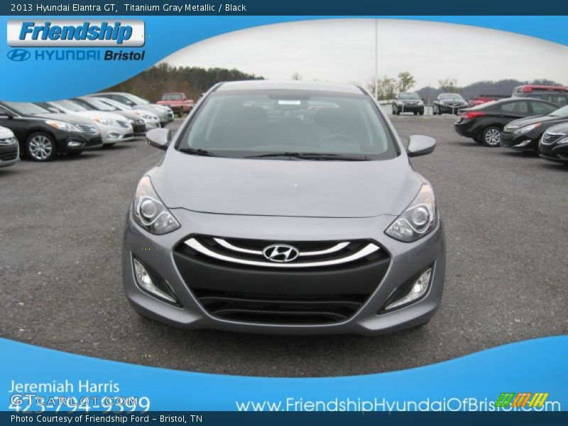 Titanium Gray Metallic / Black 2013 Hyundai Elantra GT