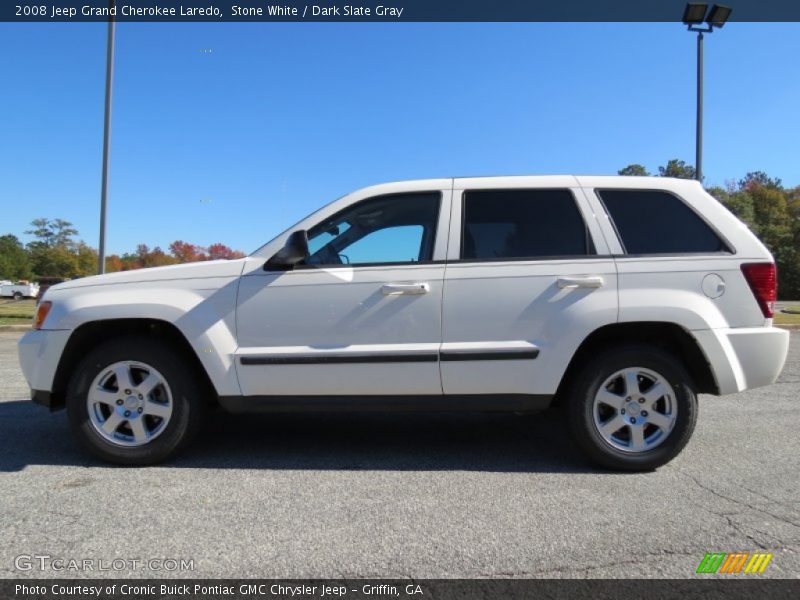 Stone White / Dark Slate Gray 2008 Jeep Grand Cherokee Laredo