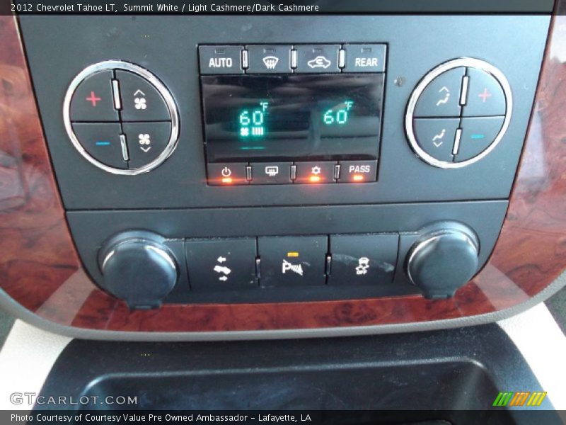 Summit White / Light Cashmere/Dark Cashmere 2012 Chevrolet Tahoe LT
