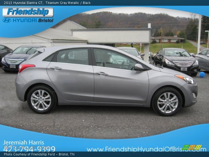 Titanium Gray Metallic / Black 2013 Hyundai Elantra GT