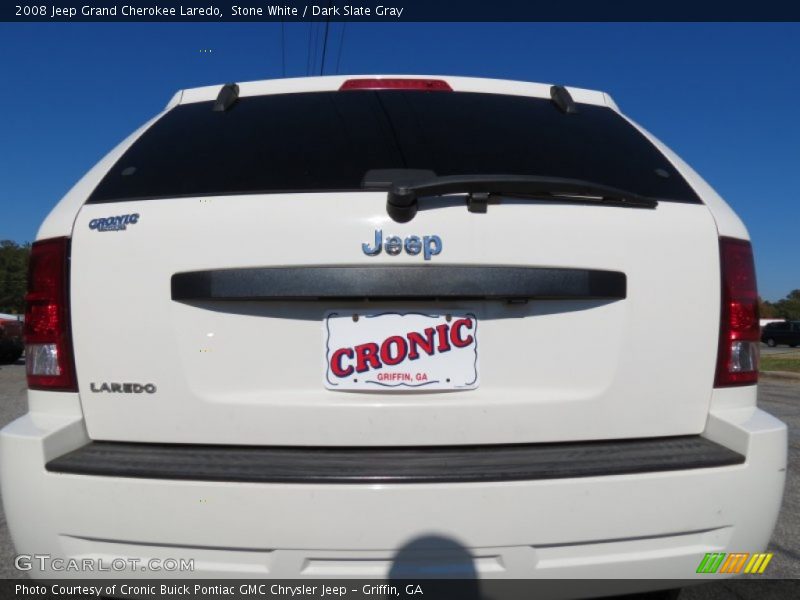 Stone White / Dark Slate Gray 2008 Jeep Grand Cherokee Laredo