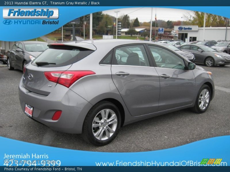 Titanium Gray Metallic / Black 2013 Hyundai Elantra GT