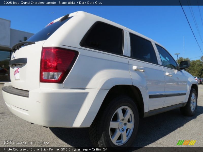 Stone White / Dark Slate Gray 2008 Jeep Grand Cherokee Laredo
