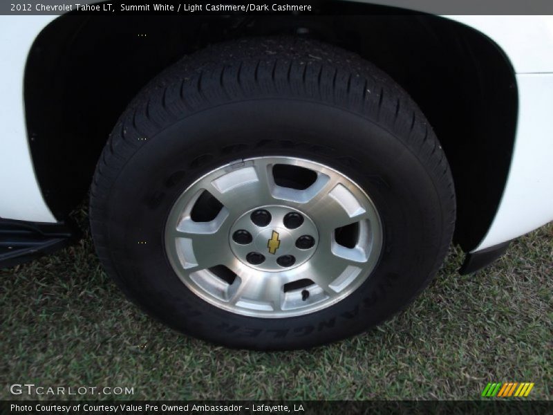 Summit White / Light Cashmere/Dark Cashmere 2012 Chevrolet Tahoe LT
