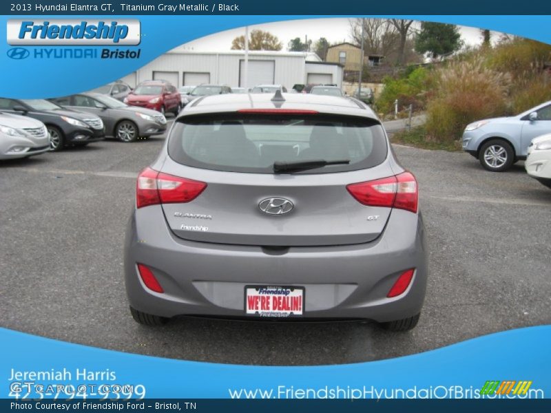 Titanium Gray Metallic / Black 2013 Hyundai Elantra GT