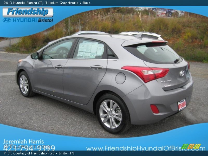 Titanium Gray Metallic / Black 2013 Hyundai Elantra GT