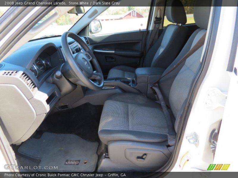 Stone White / Dark Slate Gray 2008 Jeep Grand Cherokee Laredo