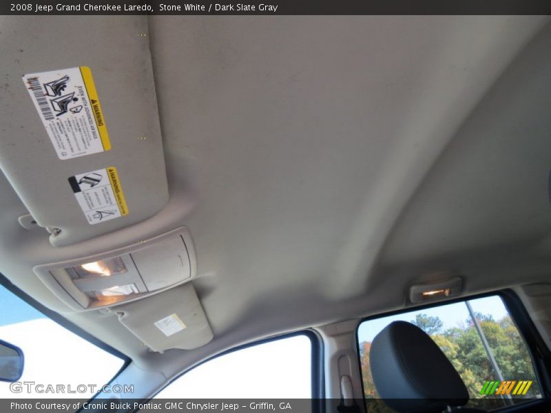 Stone White / Dark Slate Gray 2008 Jeep Grand Cherokee Laredo