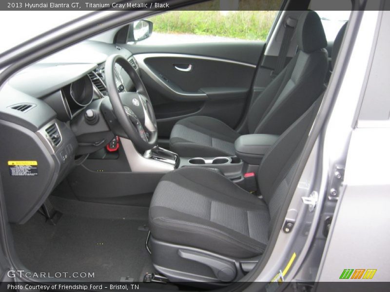 Titanium Gray Metallic / Black 2013 Hyundai Elantra GT
