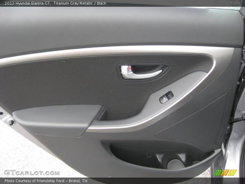 Titanium Gray Metallic / Black 2013 Hyundai Elantra GT