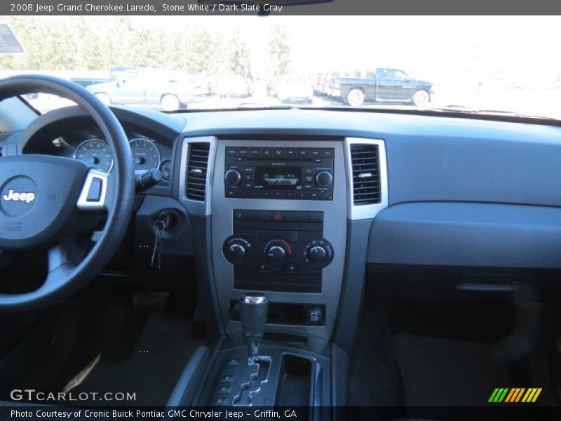 Stone White / Dark Slate Gray 2008 Jeep Grand Cherokee Laredo