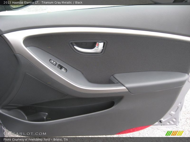 Titanium Gray Metallic / Black 2013 Hyundai Elantra GT