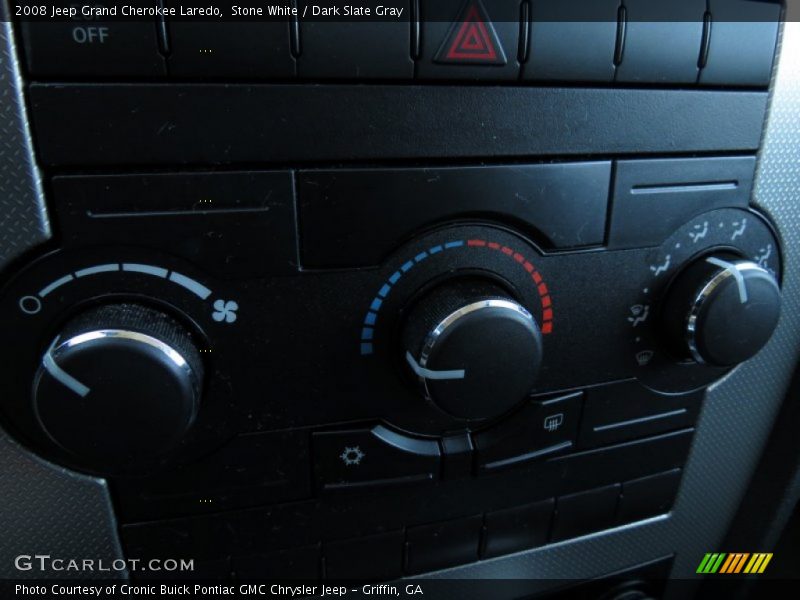 Stone White / Dark Slate Gray 2008 Jeep Grand Cherokee Laredo