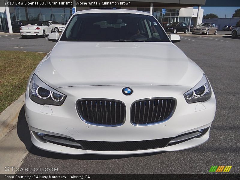 Alpine White / Cinnamon Brown 2013 BMW 5 Series 535i Gran Turismo