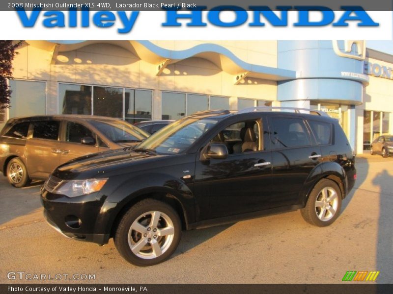Labrador Black Pearl / Black 2008 Mitsubishi Outlander XLS 4WD