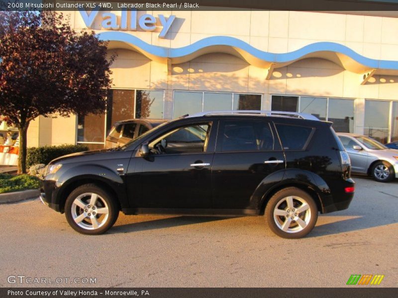 Labrador Black Pearl / Black 2008 Mitsubishi Outlander XLS 4WD