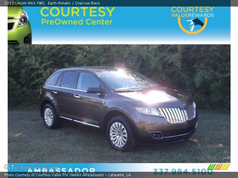 Earth Metallic / Charcoal Black 2011 Lincoln MKX FWD