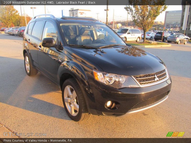 Labrador Black Pearl / Black 2008 Mitsubishi Outlander XLS 4WD