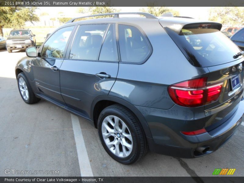 Platinum Gray Metallic / Black 2011 BMW X5 xDrive 35i