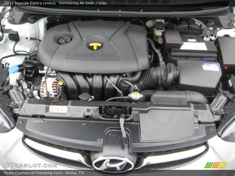 Shimmering Air Silver / Gray 2013 Hyundai Elantra Limited