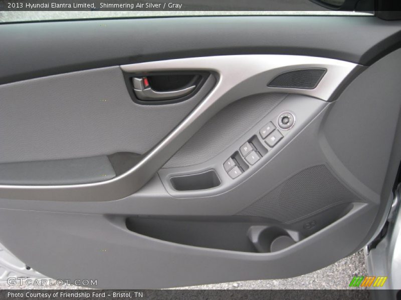Shimmering Air Silver / Gray 2013 Hyundai Elantra Limited