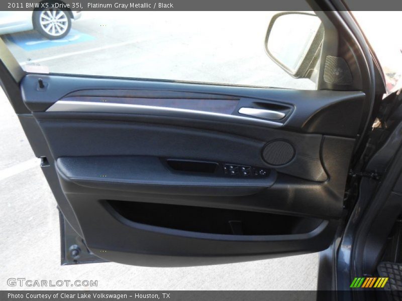 Platinum Gray Metallic / Black 2011 BMW X5 xDrive 35i